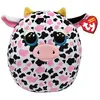 Animal en peluche Ty Squish a Boos Coussin Milkshake la vache 20 cm
