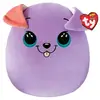 Peluche Ty Squish A Boos Small Bitsy Le Chien Violet