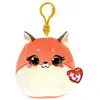 Peluche Ty Squish A Boos Clip Roxie Le Renard