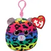 Ty Squish a Boo Clips Dotty Leopard 8cm