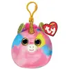Porte-clés en peluche Ty Squish a boos Fantasia La Licorne 8 cm