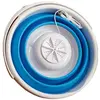 SODIAL Mini Portable Ultrasonic Turbine Machine À Laver Pliable Seau Type USB Blanchisserie Lessiveuse Nettoyant Pour Le Voyage À La Maison