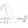 Mavic Rayons Kit 14 Rear Drive Side Edeemax 29´´