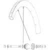 Mavic Rayons Kit 2 Front/rear Cosmic Pro Carbon Ust Disc