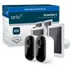 Caméra de surveillance ARLO 2 caméras ext Essential3 2K+ pan. sol