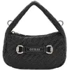 GUESS Sac à épaule bandoulière noir pour femme - Francy Mini Hobo Bag ...