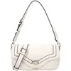 GUESS schoudertas Dea Flap Shoulder Bag Cream White crème