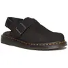 Dr Martens Dr. Martens Sandales Mules Noires En Daim Jorge Ii - 43