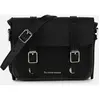 Dr. Martens Black Kiev Leather Satchel -7-Inch