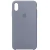 Apple Siliconen Back Cover voor iPhone XS Max - Lavendel Grijs