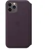 Apple Étui Folio en Cuir pour iPhone 11 Pro Aubergine