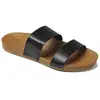 Reef Slippers - Maat 37.5 - Vrouwen - Zwart/bruin