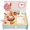 Tender Leaf Cuisine pliable en bois
