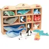 Tender Leaf Toys Dierenset Coastel 38 X 22 Cm Hout 11-delig