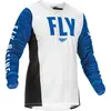 Fly Racing Kinetic Wave Motorcross Jersey, wit-blauw, afmeting M voor man