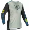 Fly Racing Lite Motorcross Jersey, grijs-blauw, afmeting M voor man