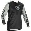 Fly Racing Lite Motorcross Jersey, zwart-grijs, afmeting S voor man