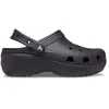 Crocs - Classic Platform Clog Women - Plateauzool Clogs - 42 - 43 - Zwart