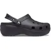 Crocs - Classic Platform Clog Women - Plateauzool Clogs - 37 - 38 - Zwart