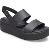 Crocs Sandales Brooklyn Low Wedge