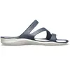 Crocs - Swiftwater Sandal Women - Sandalen - 39 - 40 - Wit/Blauw