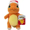 Jazwares Pokémon - Peluche Salamèche Bonnet De Noël 20 Cm