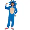 Costume de carnaval Sonic pour enfants 109-126 cm 4-6 ans
