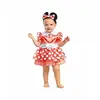 DISNEY BABY, Red Minnie jurk Classic Zuigeling, Maat (12-18 mths)