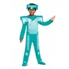 Liragram KOSTUUMS VOOR KINDEREN MINECRAFT ARMOR DIAMOND 2 ONDERDELEN-maat 7/8 jaar