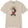 Carhartt Active Jac Graphic T-shirt, beige, afmeting S voor man