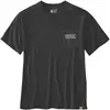 Carhartt Pocket Script Graphic T-shirt, zwart, afmeting M voor man