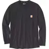 Carhartt Midweight L/S Pocket T-Shirt 106656 Black-S
