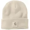 Carhartt, Hommes, Bonnet, Black Label Watch Hat Lait d'avoine, Blanc