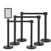 Mophorn - vevor Poteau de Guidage 6PCs 93 cm Barriere de Balisage pour...