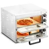 Four à Pizza Commercial-VEVOR-avec Pierre et Poignée-Machine à Pizza d...