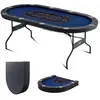 Table De Poker Pliable 214 Cm-Vevor-Table De Casino Blackjack Texas Ho...