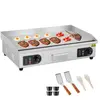 Plancha Électrique Commerciale-VEVOR-725x400 mm-4400 W Gril de Table-T...