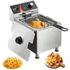 Friteuse Commerciale 3100 W-VEVOR-avec Panier et Pieds Réglables en Ha...