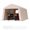 Abri de Jardin-VEVOR-305x458 cm-Tente de Rangement-avec Double Porte à...