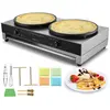 Crêpière Électrique 40 cm-VEVOR-3400 W-en Acier Inoxydable-avec Contrô...