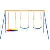 VEVOR Schommelsets Tuin 1 Schotel 2 Gordels Schommelzitjes A-frame