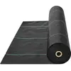 VEVOR Tuinvlies Onkruidvlies - 4*18.3m- 170g/m2 Pp Opritdrainagedoek - Voor Opritstabilisatie, Tuinbouw, Landbouw En Drainage - Zwart