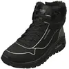 Skechers dames UNO RUGGED FALL SHIMMER sneaker winterlaarzen 167993 BKPW zwart