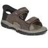 Skechers Sandales Tresmen-Reece pour homme, Chocolat synthétique, 43 E...