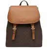 Michael Kors Quinn - Sac à dos logo Signature Brun-Noisette 30T5GQNB2B...