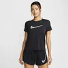 Nike One Dri-Fit FV6373-010 Haut de course à manches courtes avec grap...
