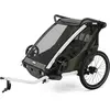 Thule Chariot Lite Multisportieve trailer Vintage green Double