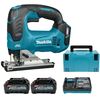 Makita, Scie sauteuse, Akku-Stichsäge 40V max, 2x2,5Ah, Li-Ion, XGT