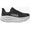 HOKA Bondi 9 Baskets pour femme, Noir/blanc, 38.5 EU