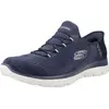 Skechers Baskets Summits Classy Night pour femme, bleu marine, 36 EU